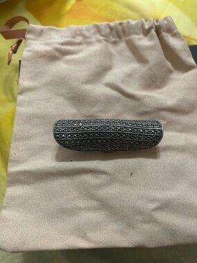 Embellished Black & Silver Glasses Case